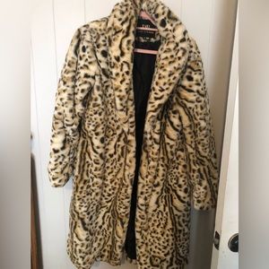 Lucky & Blessed animal print coat